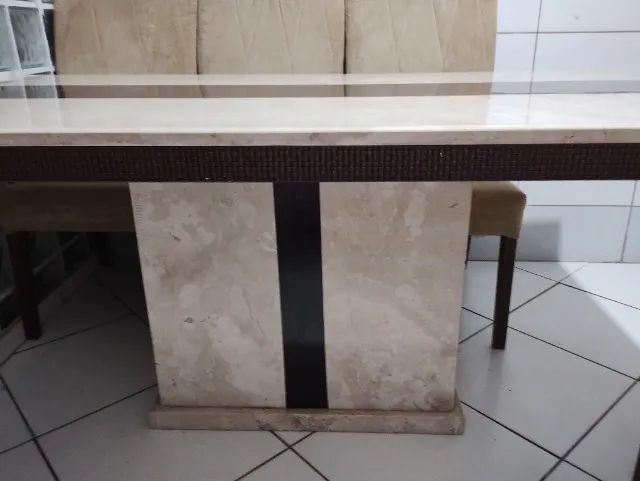 Mesa de jantar de mármore  - Foto 2