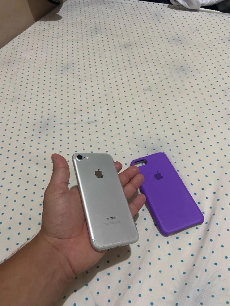 iPhone 7 Cinza Impecável 
