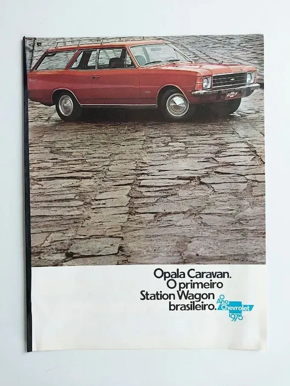 Opala Caravan 1975 - Catálogo Folder Encarte Folheto - Foto 2