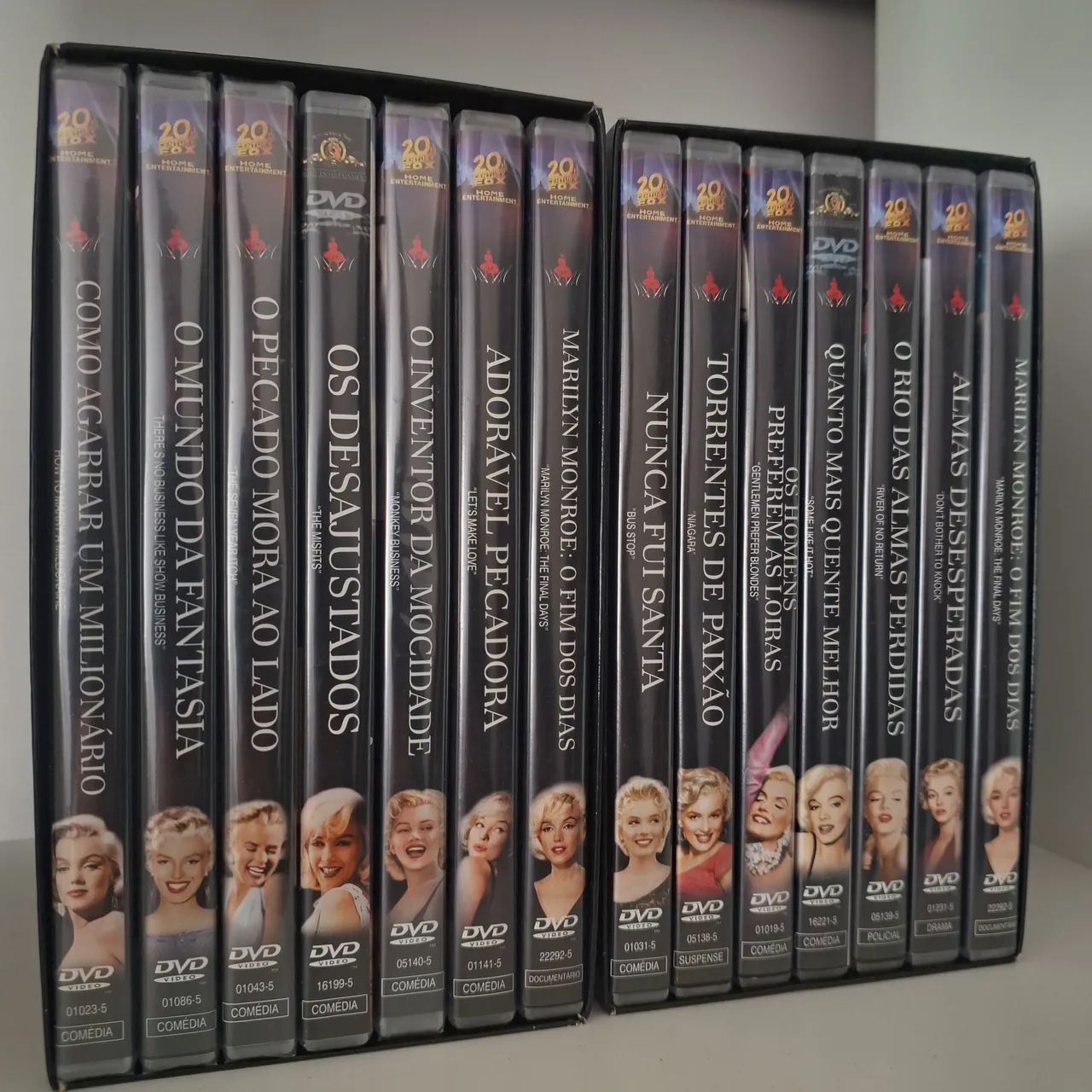 2 DVD Box Marilyn Monroe Coleção Diamante filmes. Usados em ótimo estado. - Foto 4