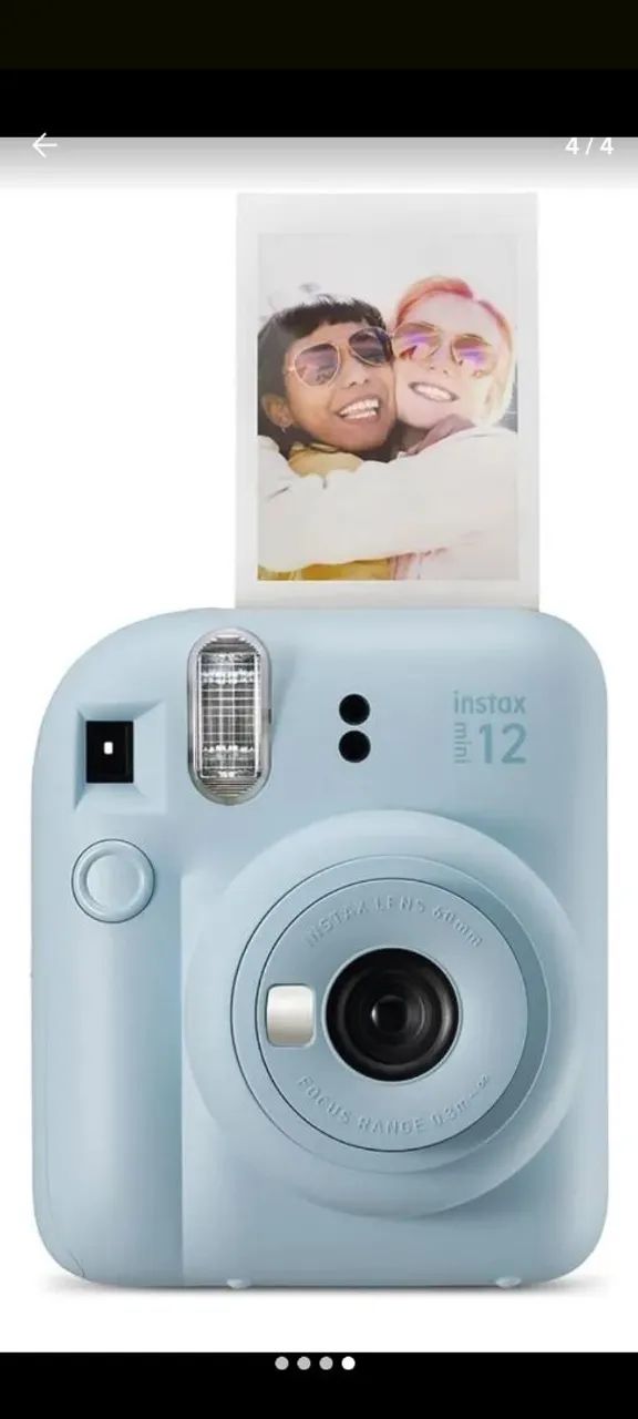 Câmera Instantânea Instax Mini 12 Azul Fujifilm - Foto 3