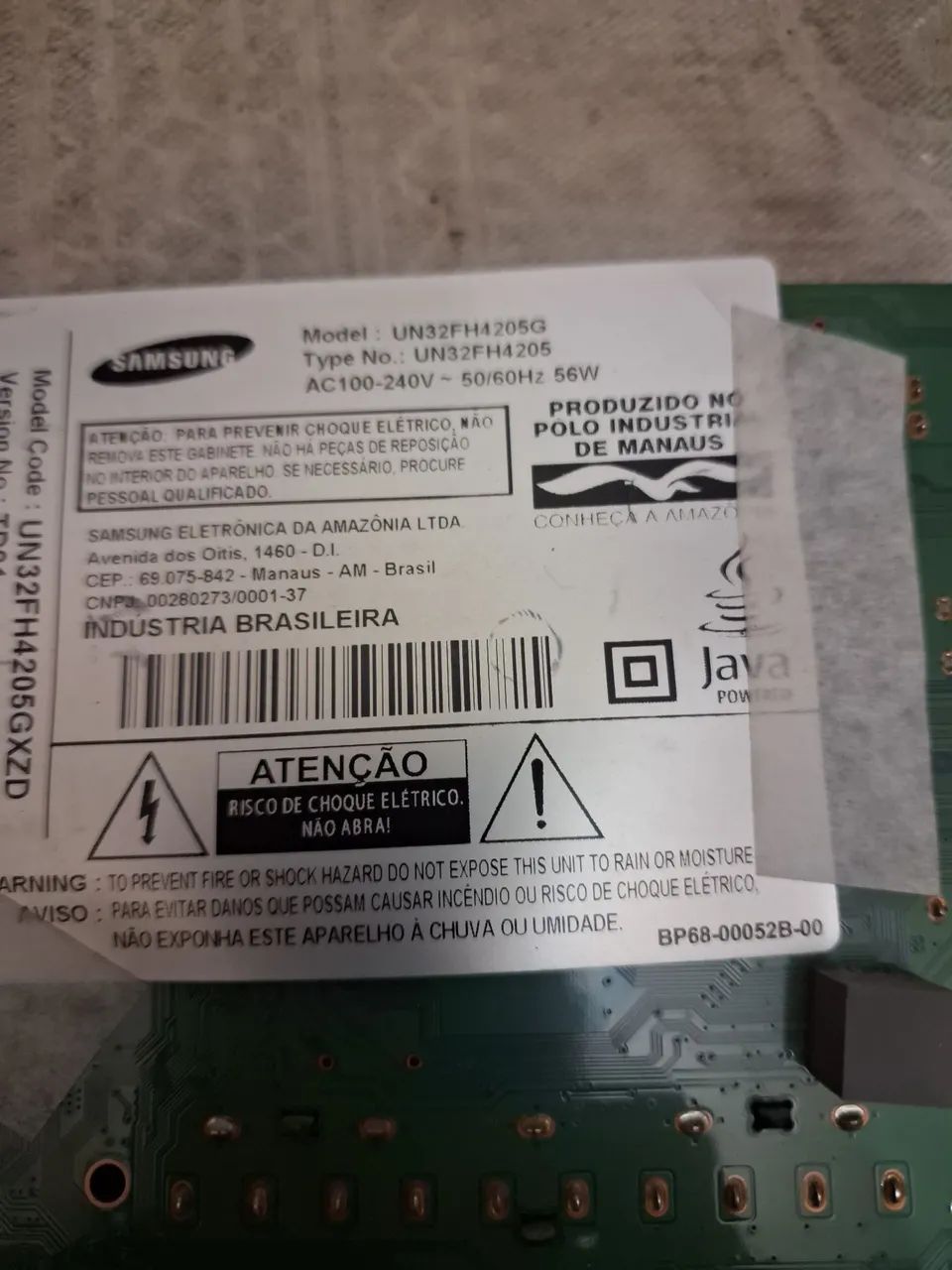 Placa Principal samsung un32fh205g - Foto 2
