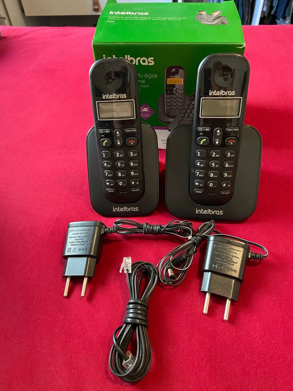 Telefone sem fio digital + ramal Intelbras ts3112
