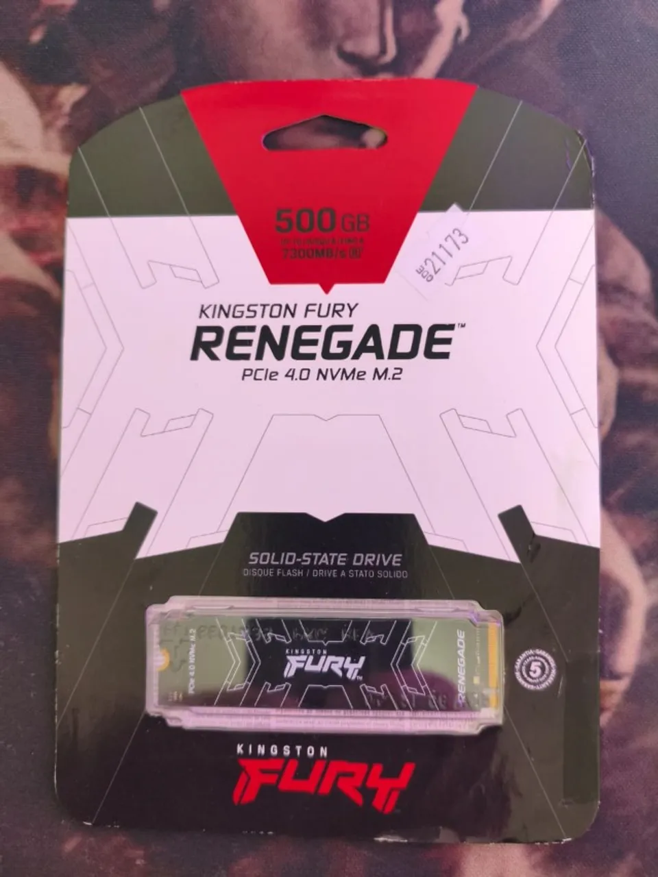 NVME Kingston Fury Renegade 500gb