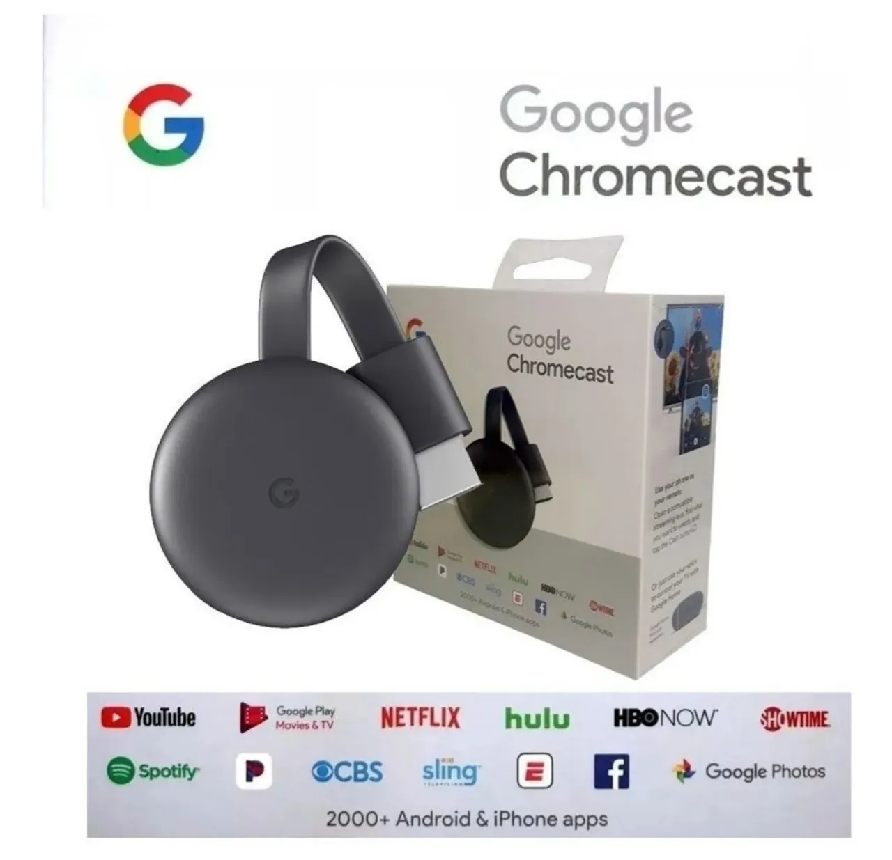 Google Chromecast 3ª geração Full HD c