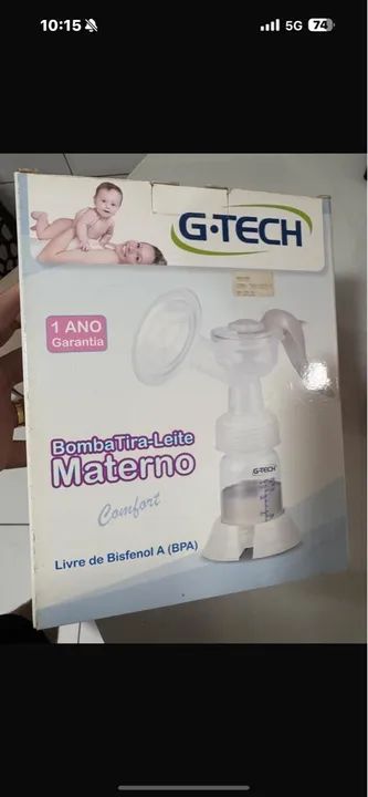 Bomba de Leite Materna G-Tech Comfort - Semi Nova