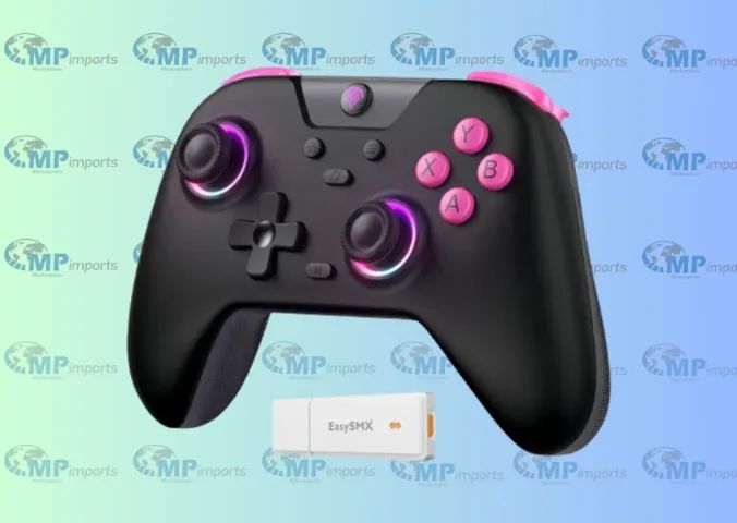 Loja MP Imports: Controle de jogo multiplataforma EasySMX® X05 com joysticks de efeito Hal - Foto 4