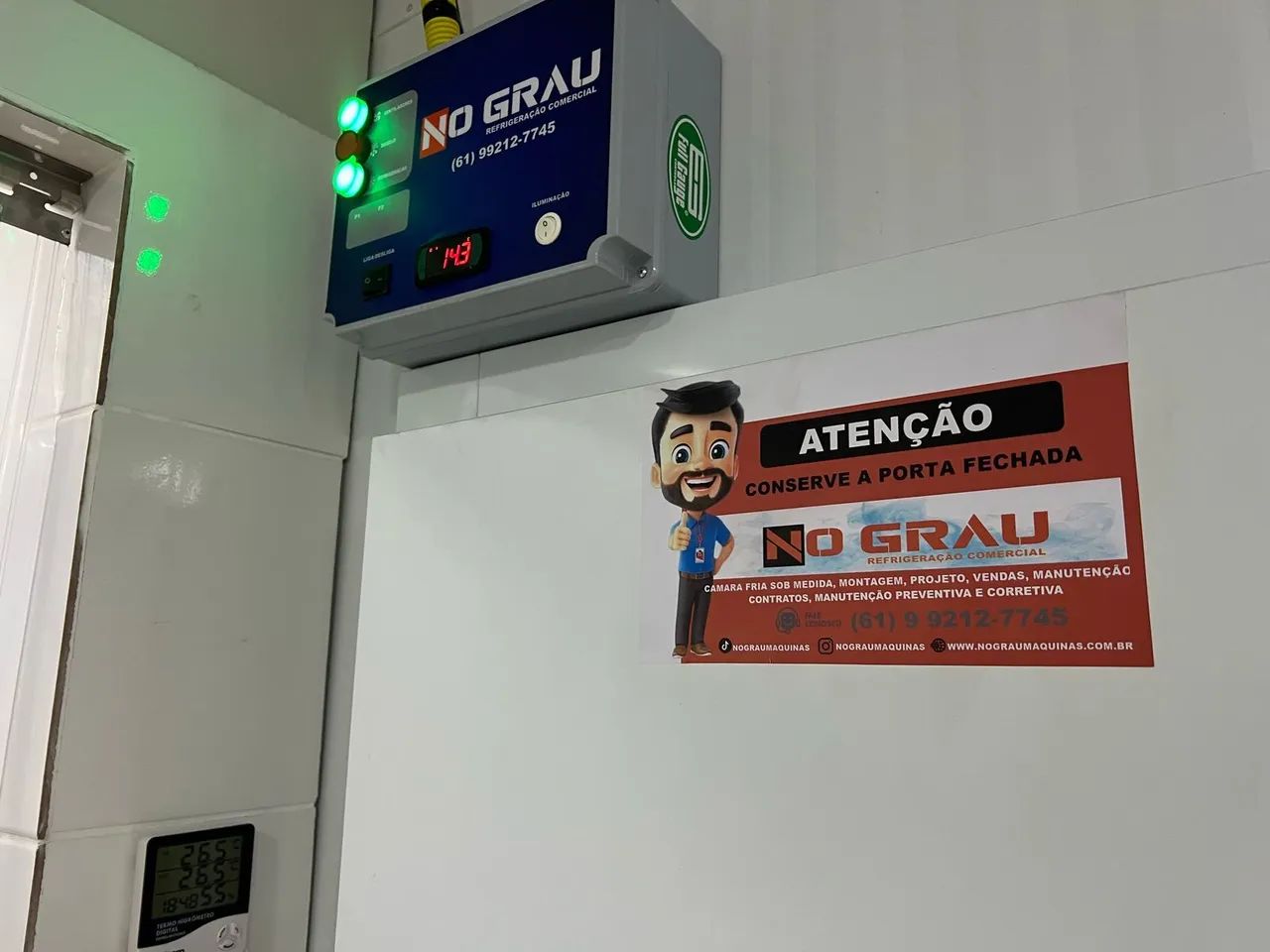 Câmara fria  laticínio e queijos - Foto 4