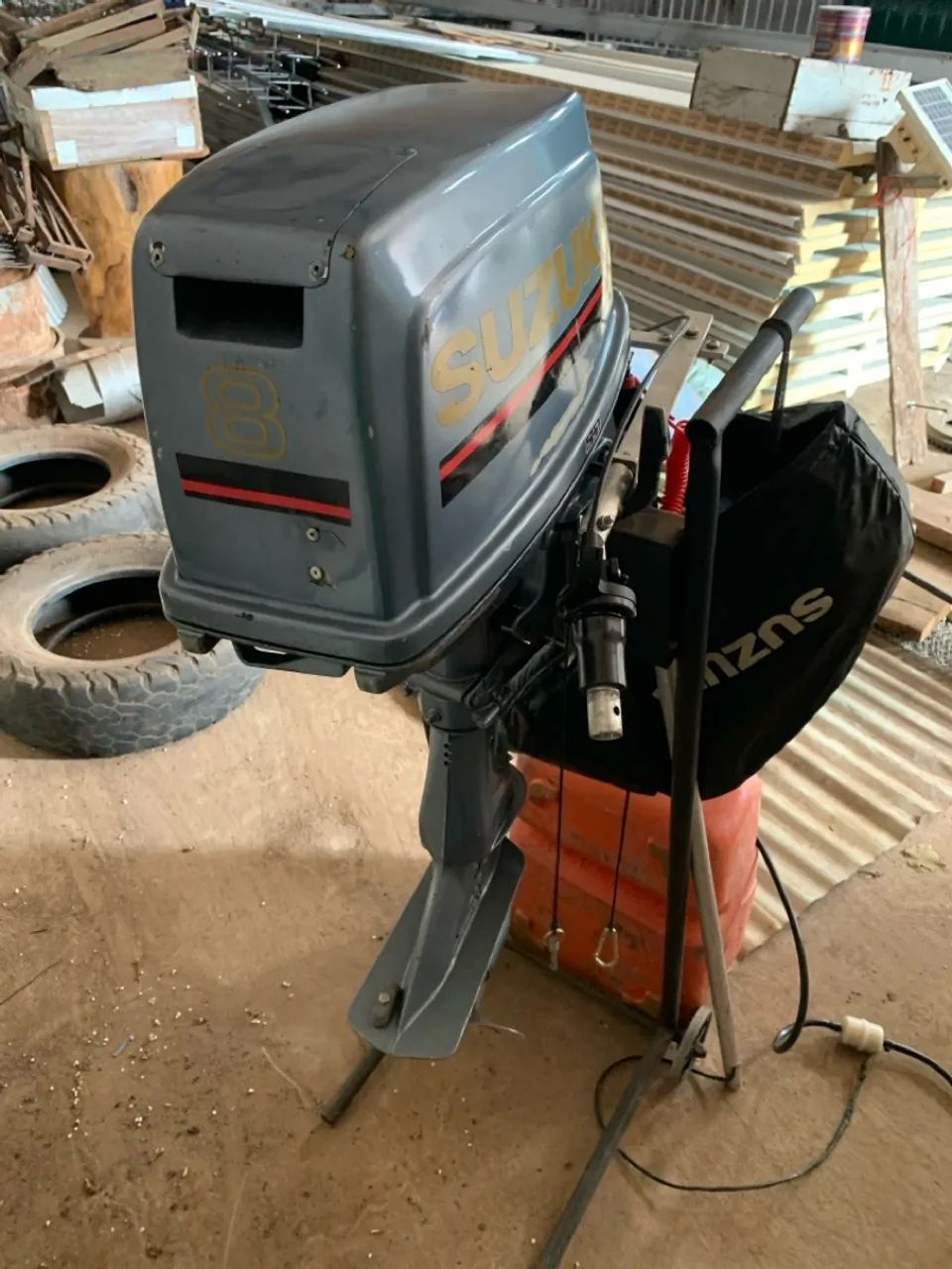 Motor de Popa Suzuki 8 hp - Foto 3