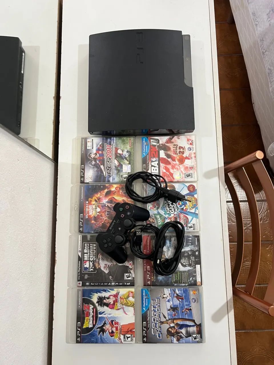 Playstation 3 (PS3) com Jogos e Acessórios