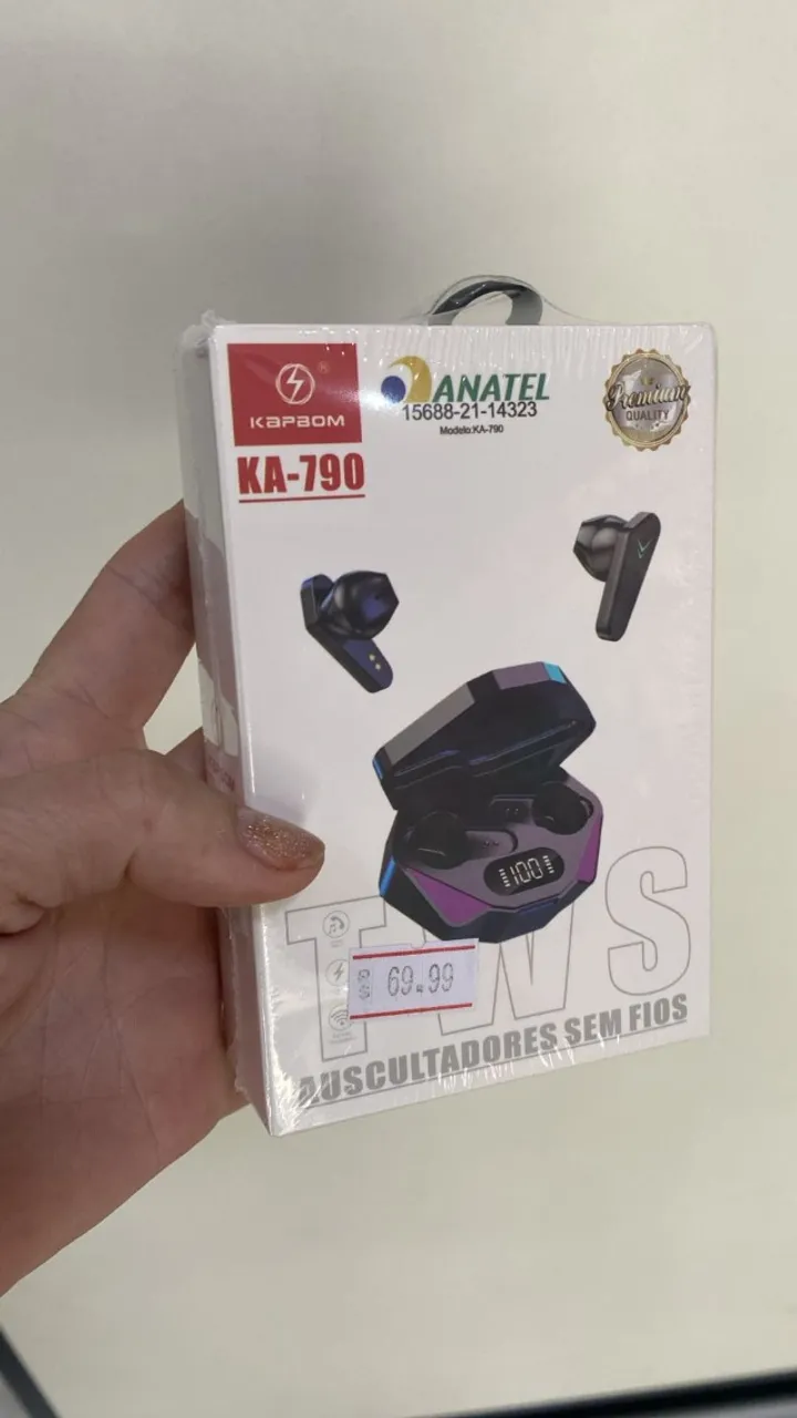 Fone De Ouvido Gamer Bluetooth Led Sem Fio Ka-790 - Loja Coimbra Computadores Entregamos