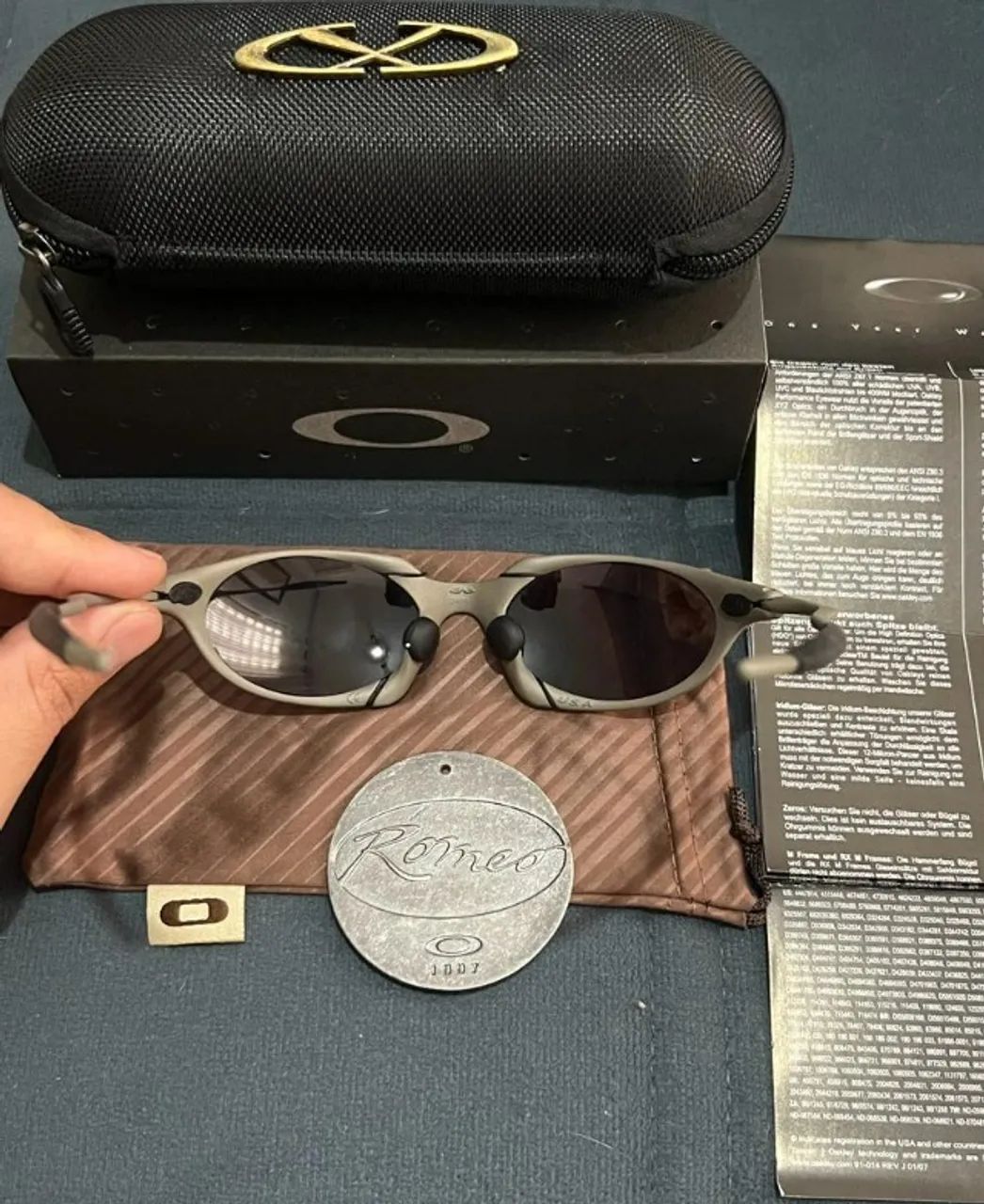 Óculos de Sol Oakley Romeo 1 X Metal Black - Foto 5