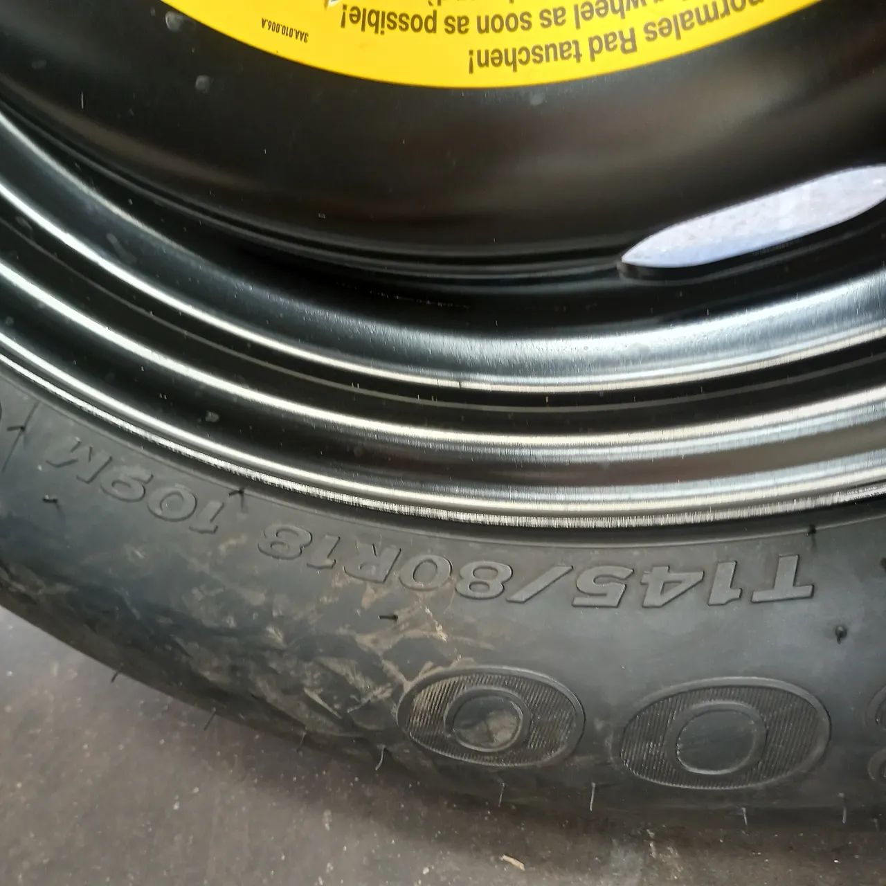 Estepe Audi Q3 2014 Á 2018 145/80r18 - Foto 2
