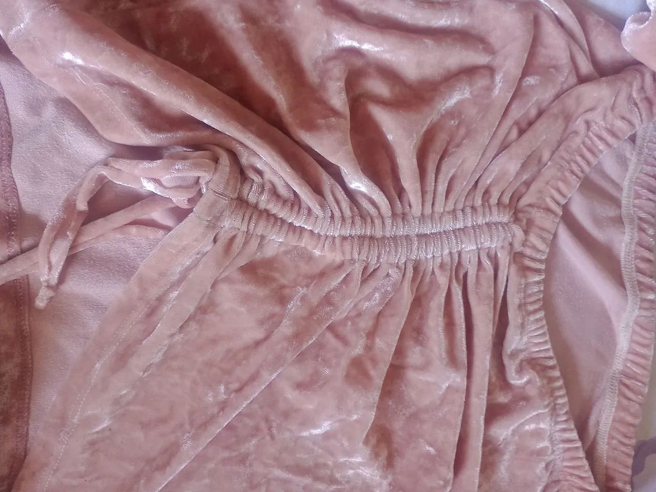 Conjunto cropped de veludo - Foto 2