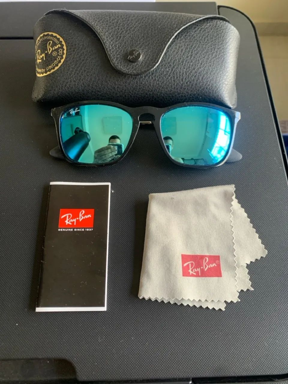 Ray-Ban Óculos de Sol Espelhado Original - Foto 2