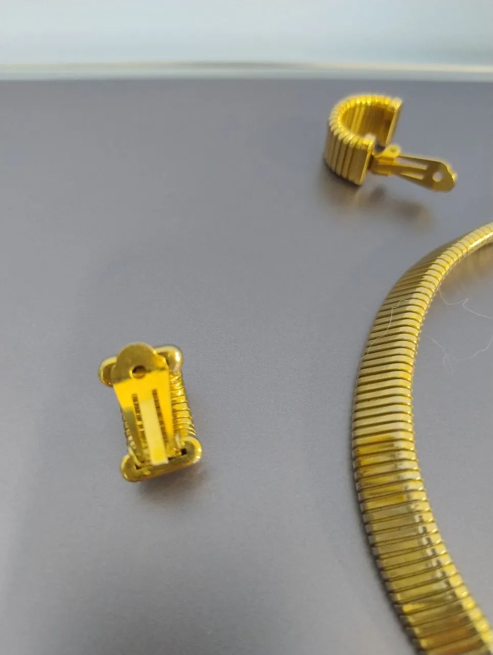 Conjunto antigo dourado  - Foto 4
