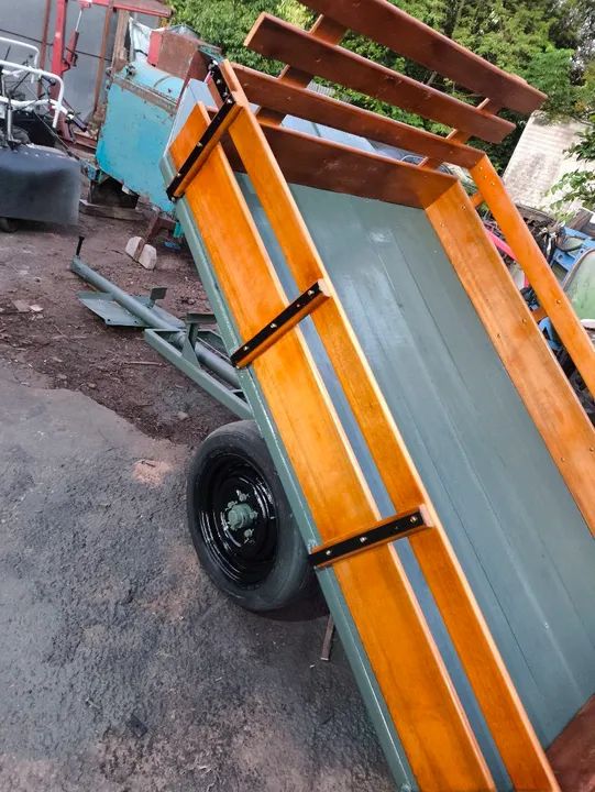 Carreta para micro trator yanmar Tobata  - Foto 3