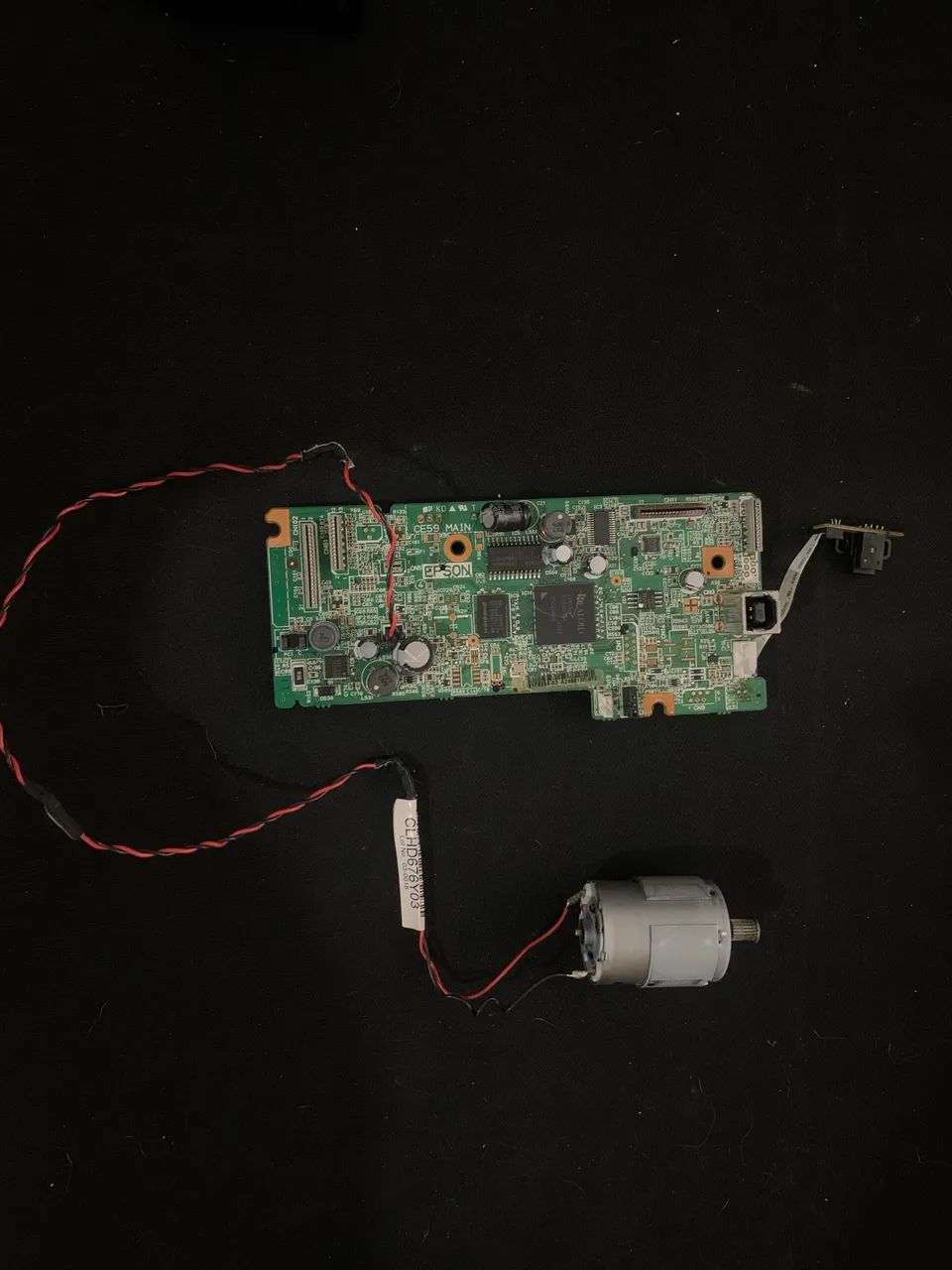 Placa Lógica Epson XP 241 + Motor Original  Peças de Impressora (funcionando)