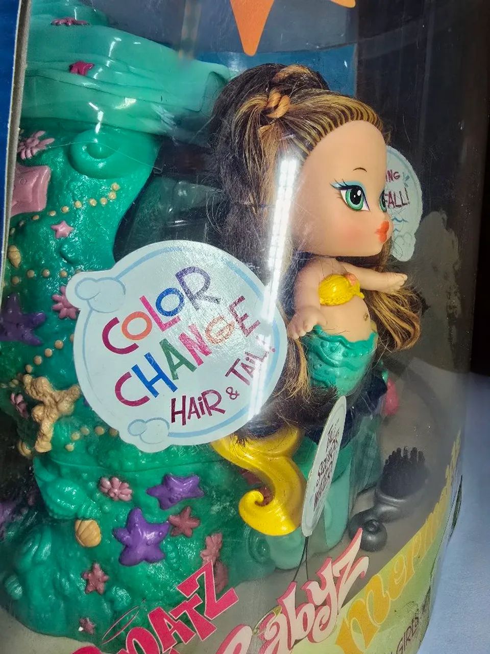 Boneca Bratz Babyz Mermaidz Waterfall Fun Lacrada - Foto 4