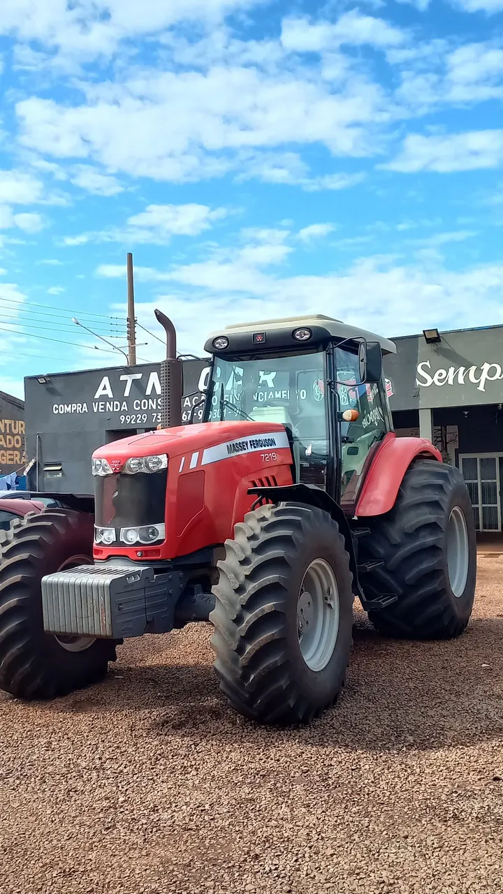 Vendo ou troco trator massey fergunsson 7219