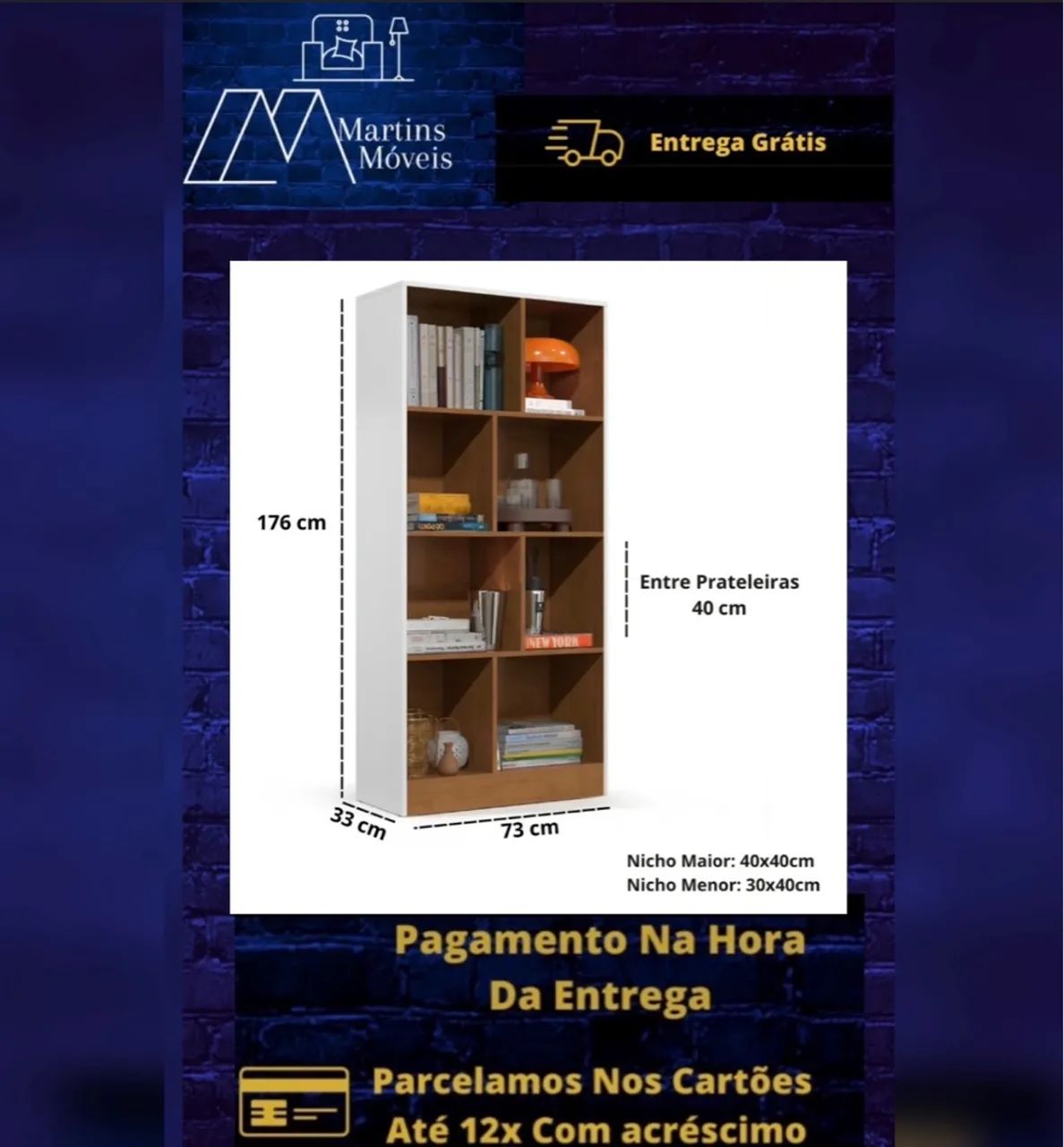 GRANDE PROMOÇÃO ESTANTE PARIS  ENTREGA GRÁTIS ACEITA CARTÃO   - Foto 3