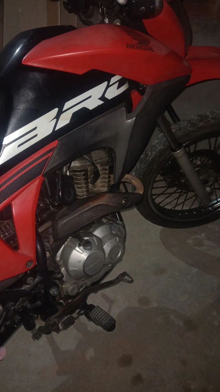 Bros 160 toda em dias toda certinha 2019  troco em repasse de carro 