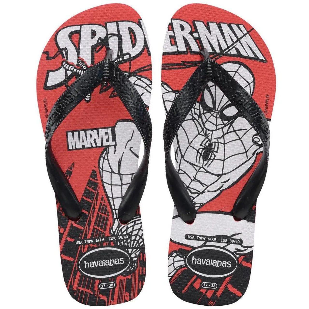 Havaianas Homem Aranha - Tam. 37/38