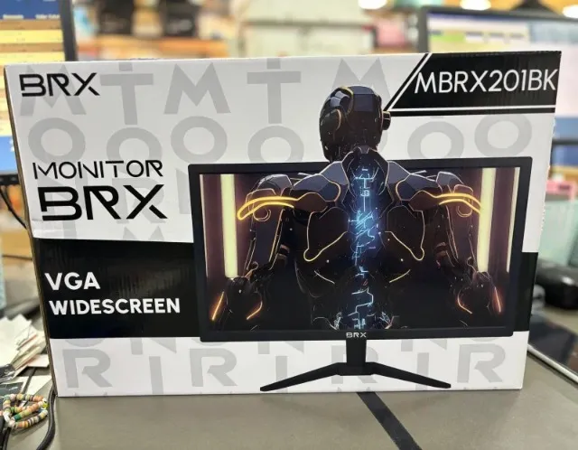 Monitor BRX Slim 20" LED, HDMI, VGA - MBRX201BK Preto