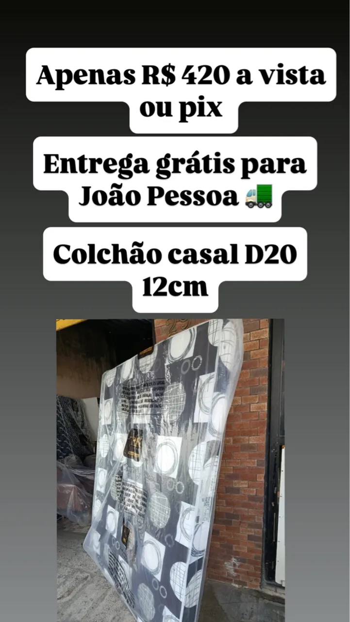 Colchão Casal D20 12cm