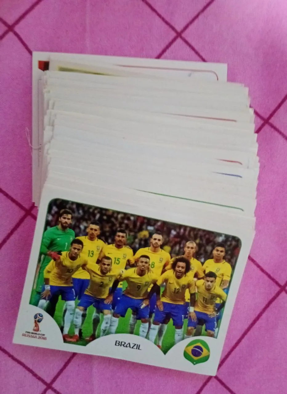 Figurinhas da Copa do Mundo 2018