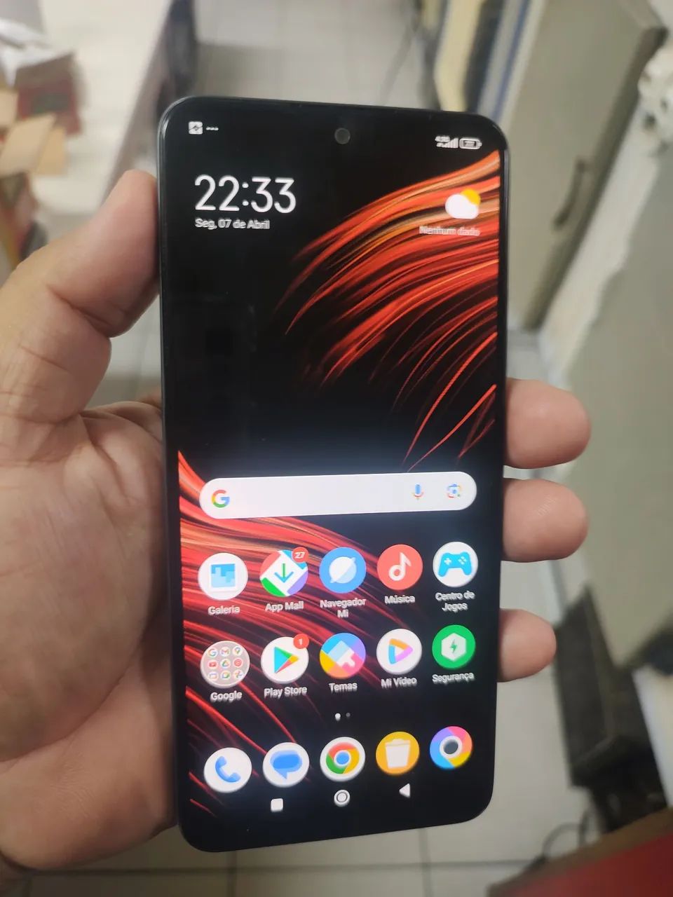 Poco x5 5g com 256 gigas 8+8 de ram - Foto 4