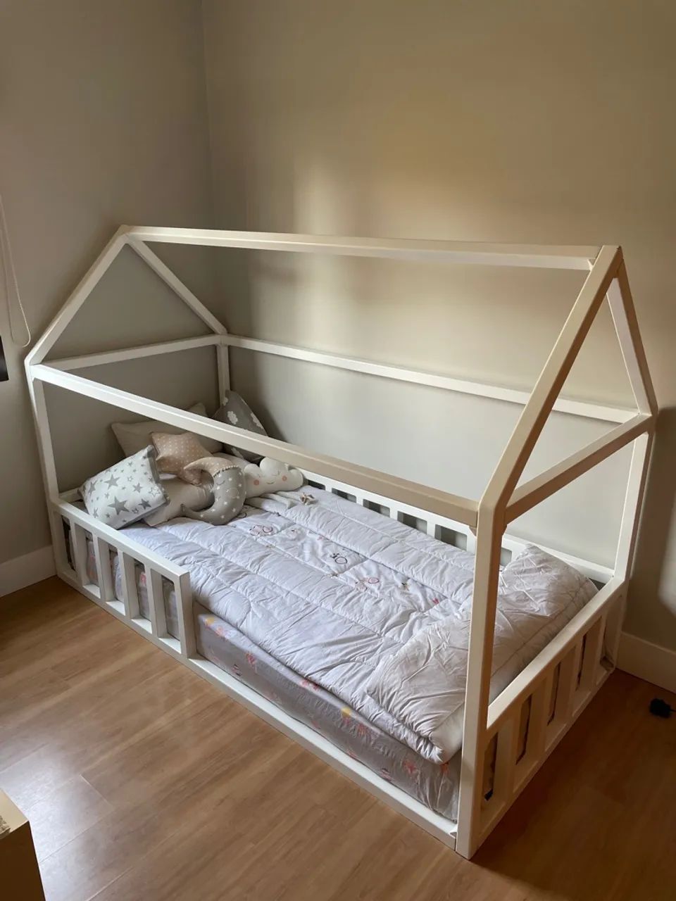 Cama casinha  + colchao (solteiro king) - Foto 2