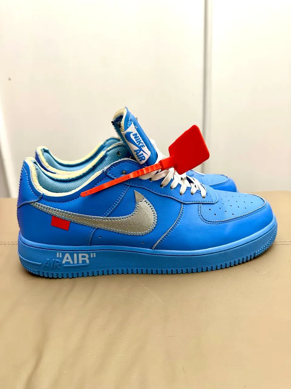 Tênis Off-White X Nike Air Force 1 MCA Blue - Foto 3
