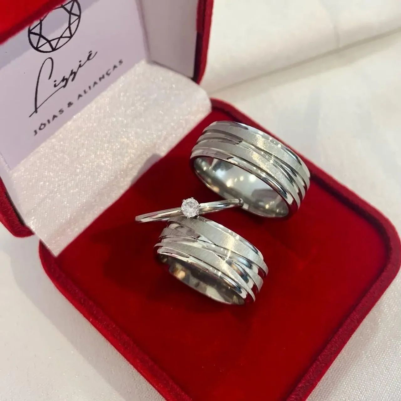 ALIANÇAS DE COMPROMISSO COM ENTREGA GRÁTIS E IMEDIATA  - Foto 3