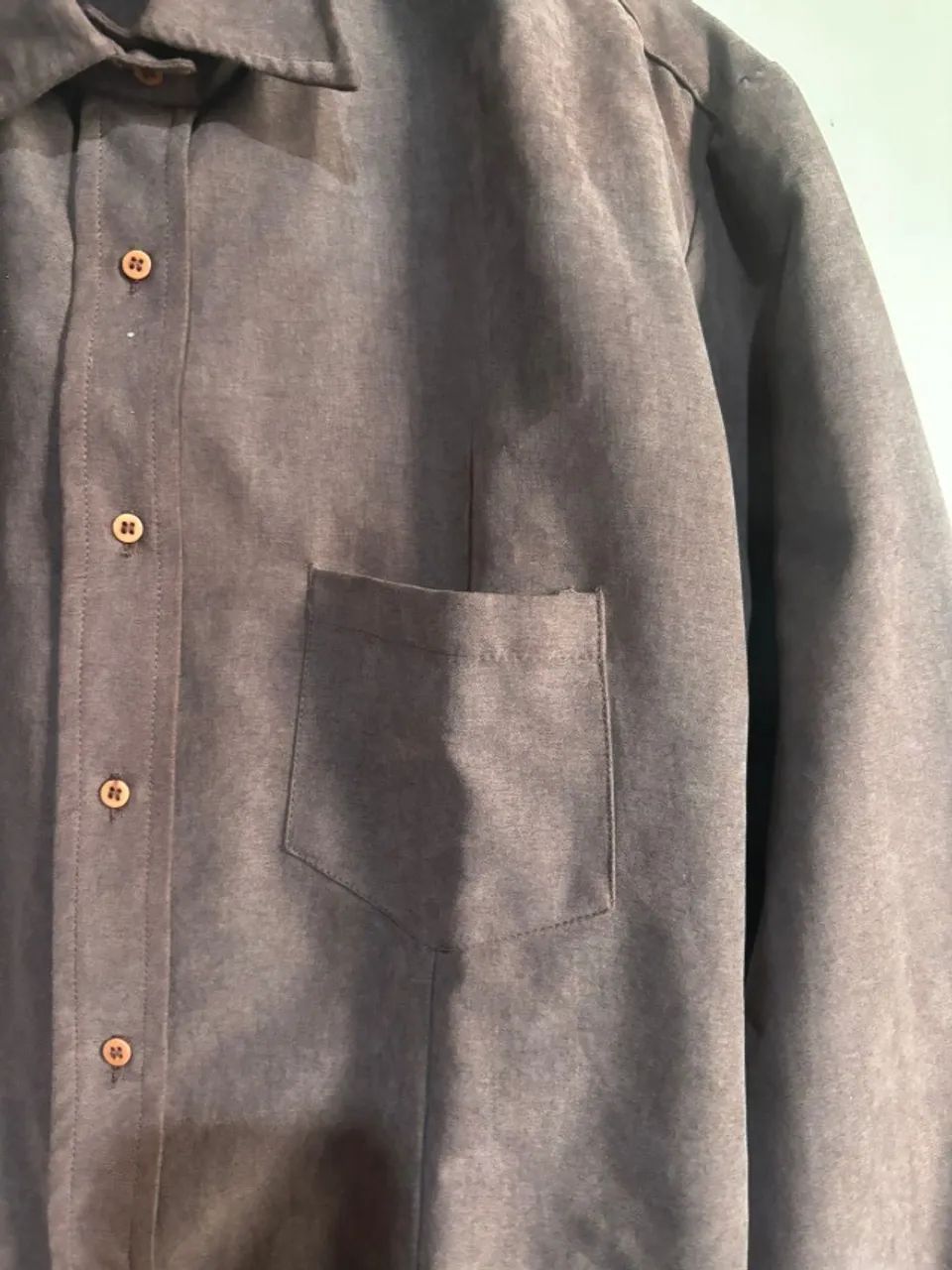 Camisa manga comprida veludo - Foto 4