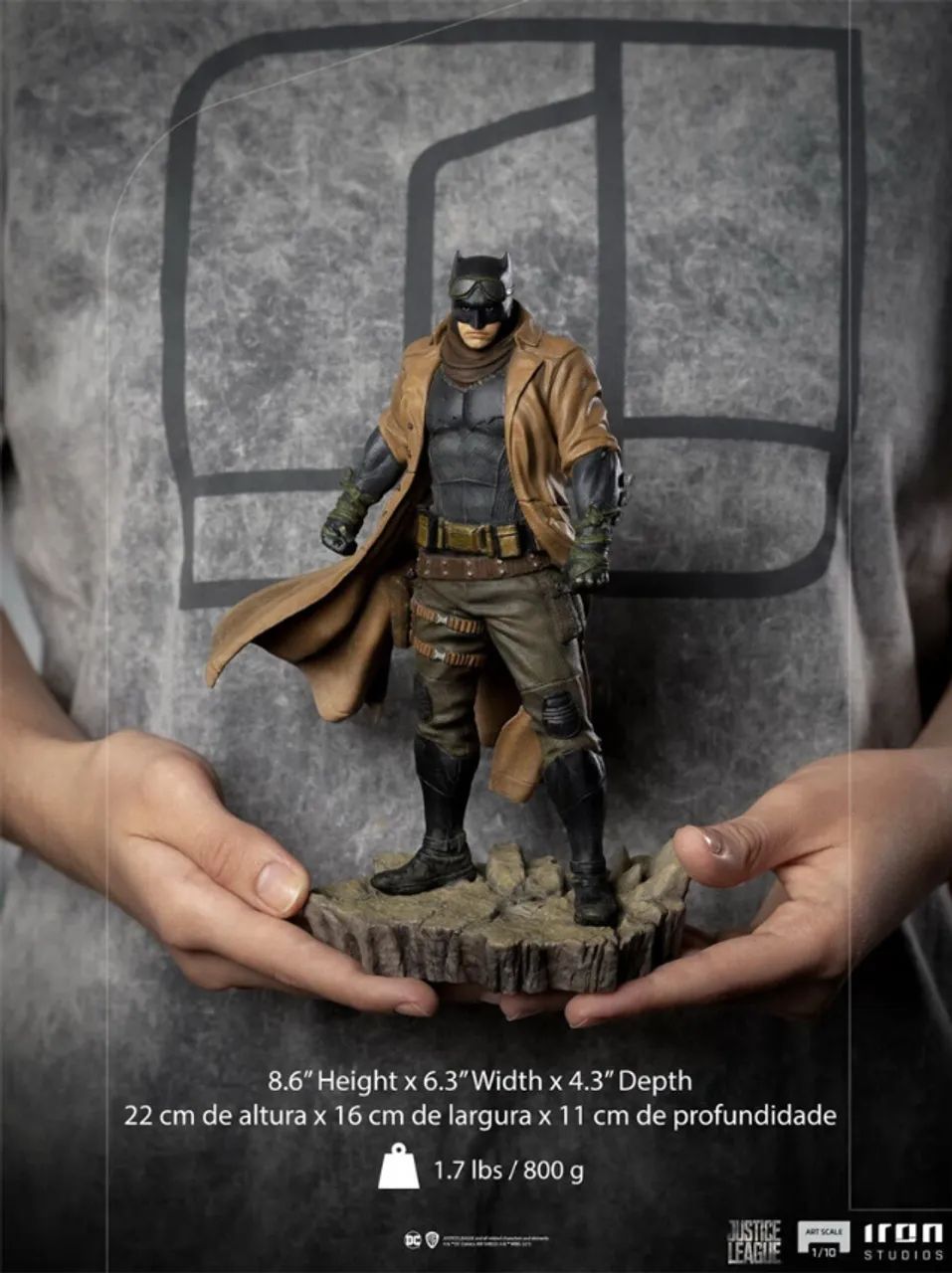 Estátua Knightmare Batman 1/10 Iron Studios