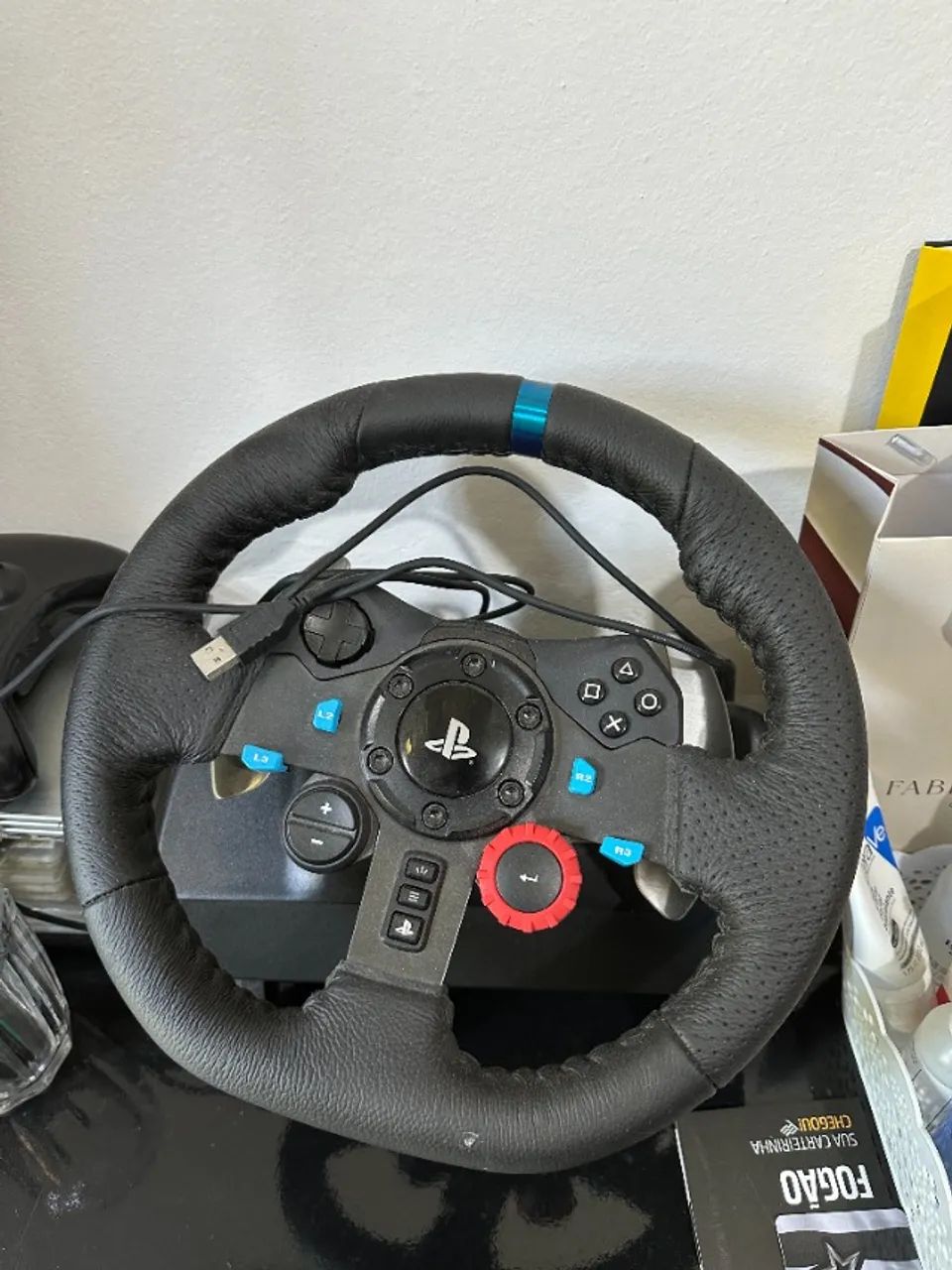 その他 logicool G29 DRIVING FORCE Volante e pedais Logitech G29 Driving Force