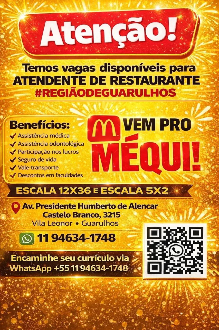 Oportunidades de vaga de empregos