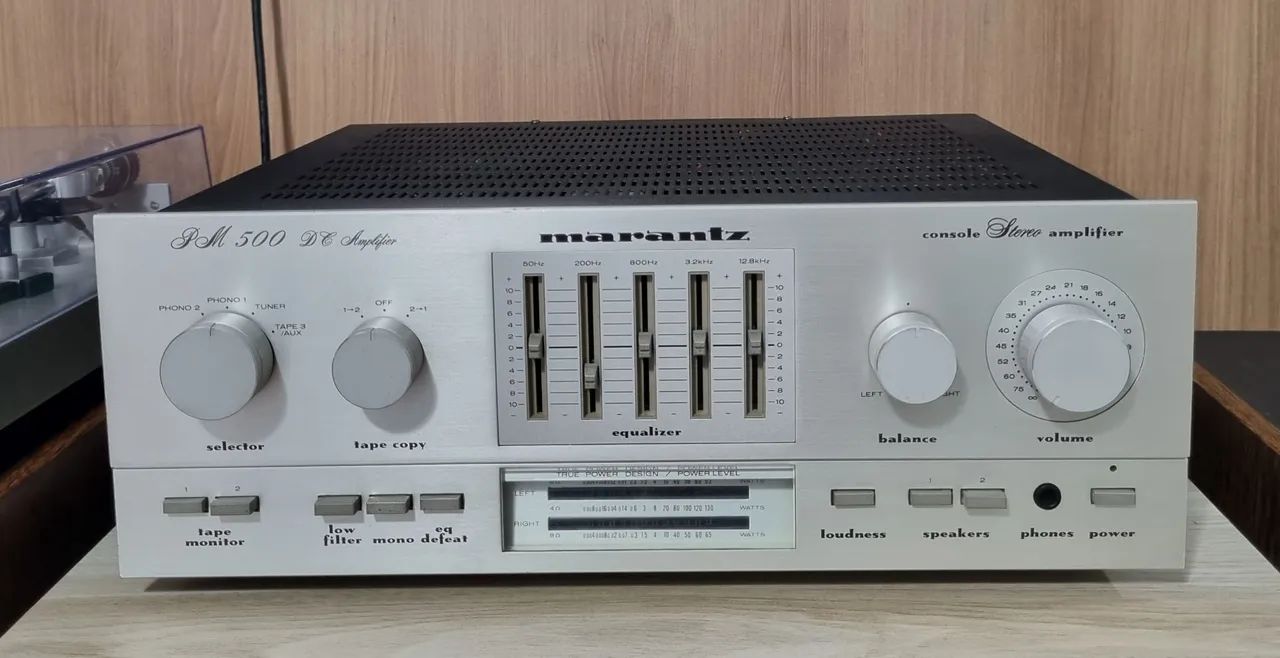 Amplificador Marantz PM 500 DC Console Stereo