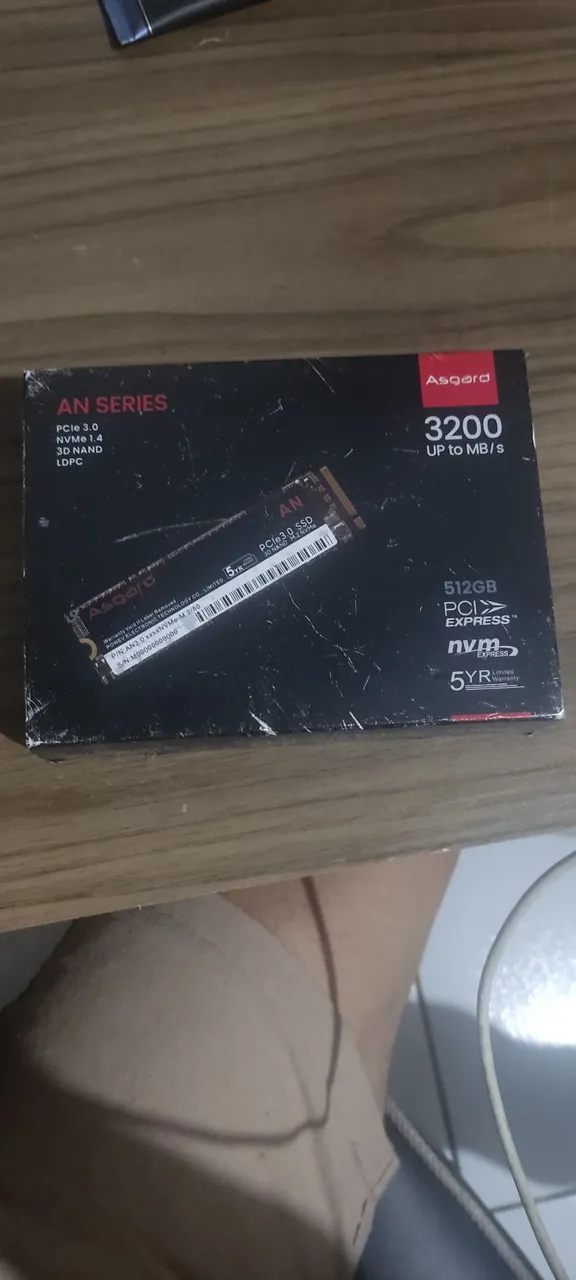 SSD Asgard AN Series 512GB PCIe 3.0 NVMe