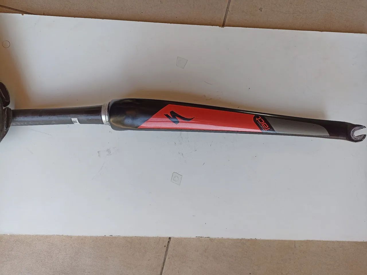 GARFO SPECIALIZED CARBONO TAPERED original 185mm, 345g - Foto 3