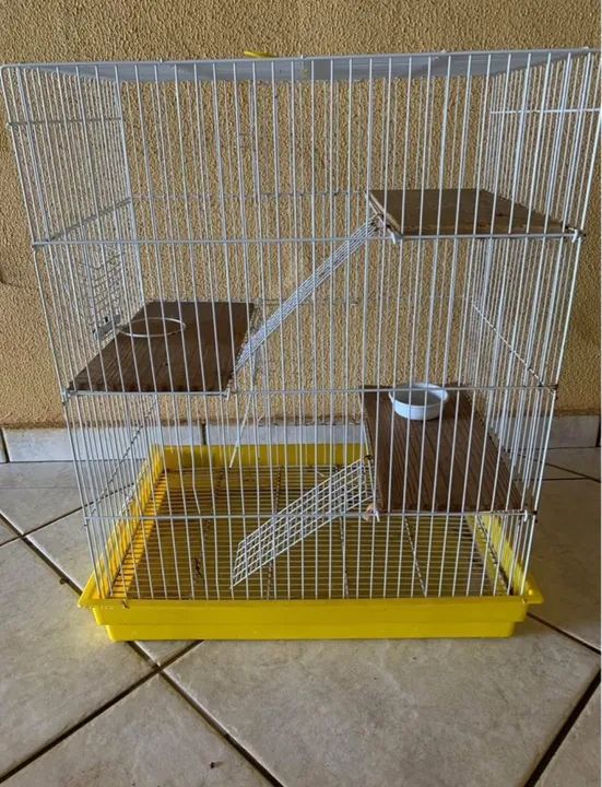 Gaiola para Roedores - 3 Andares