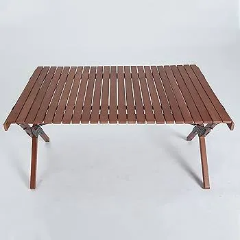 Mesa de Camping Dobrável em Madeira