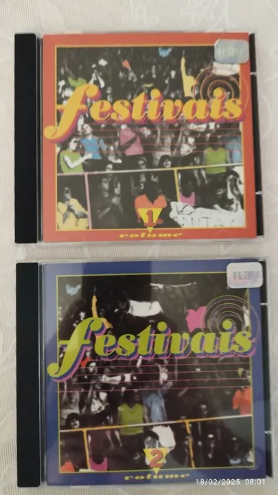 Coleção "Arte na Lata - Festivais". Reviva os Grandes Festivais da Música Brasileira!