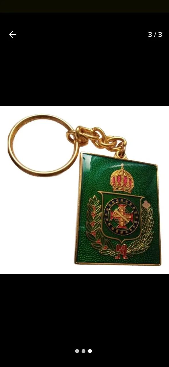 Chaveiro brasão Armas Brasil Imperial monarquia 1993