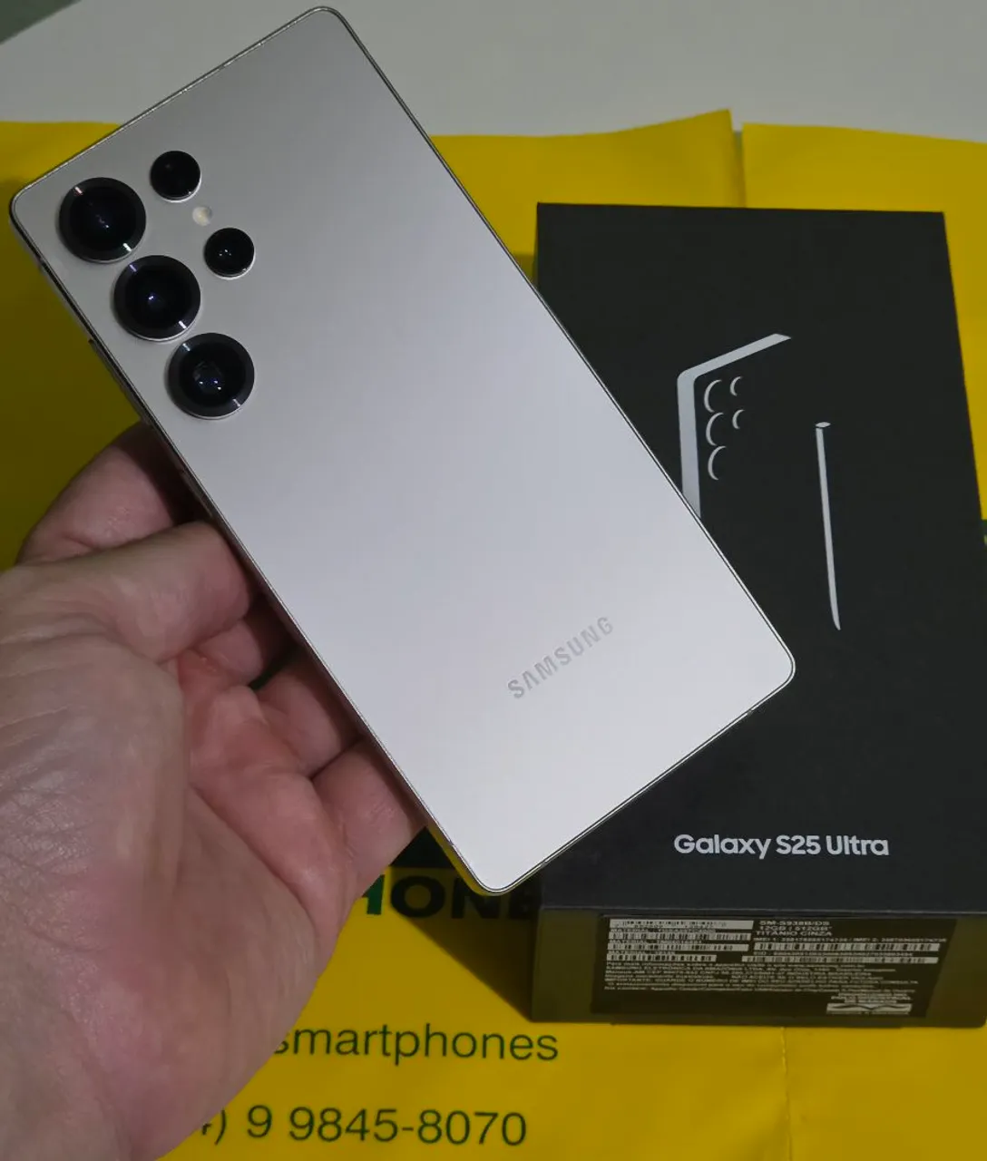 GALAXY S25 ULTRA CINZA 512GB IMPECÁVEL NA GARANTIA DE FABRICA