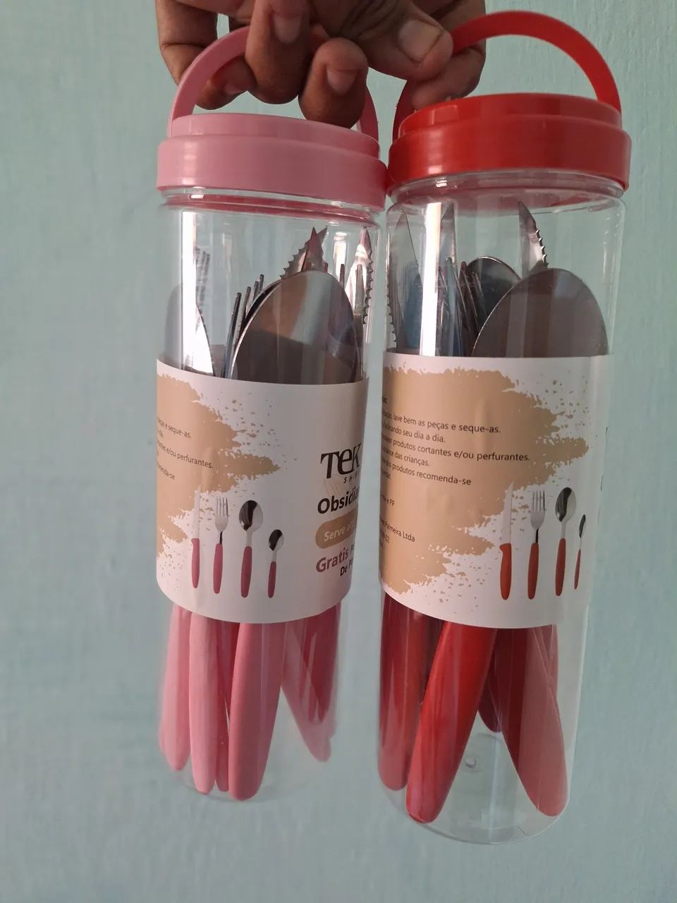 Kit Talheres Obsidiana - 12peças - Novo