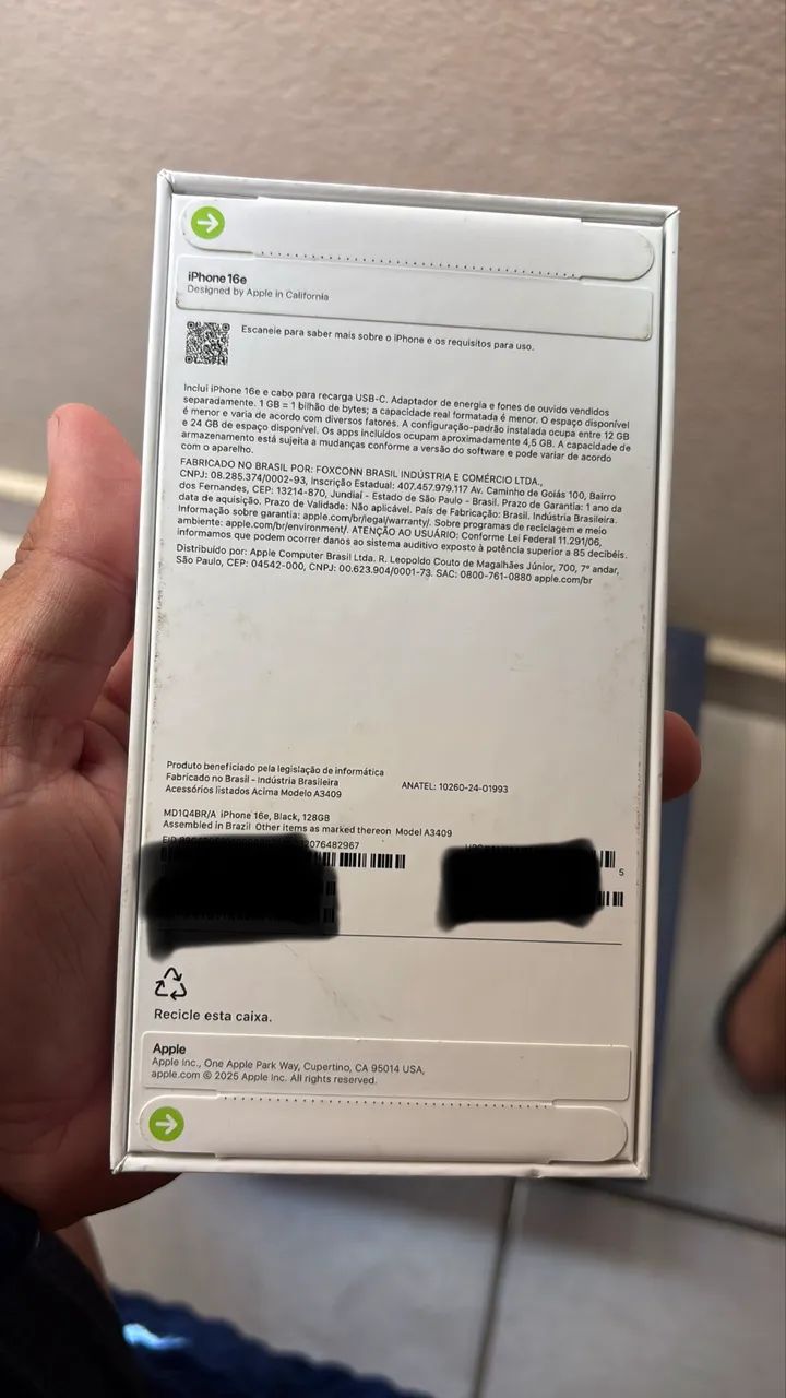 iPhone 16e 128gb Novo  - Foto 2