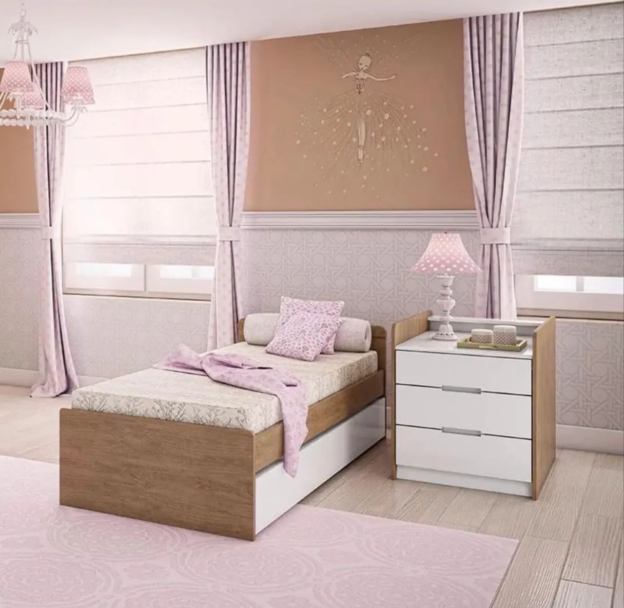 Berço multifuncional Cleo com cômoda - Foto 4