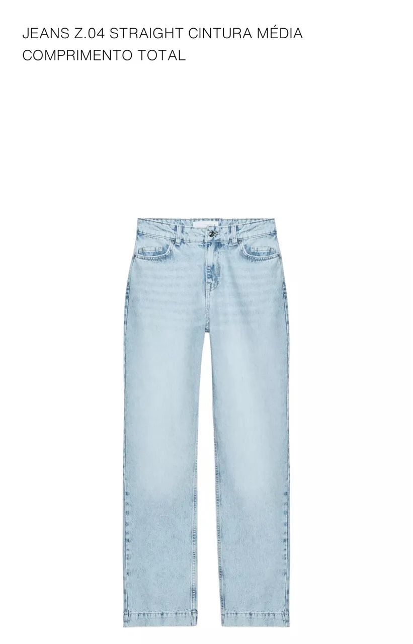 Calça jeans zara 34 